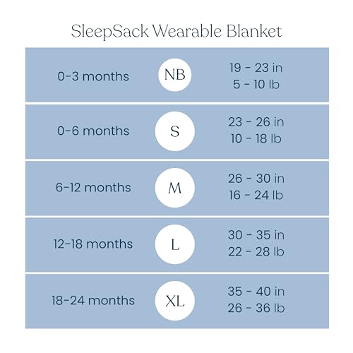 Sleepsack, 100% Cotton Wearable Blanket, Swaddle Transition Sleeping Bag, TOG 0.5 - view 4