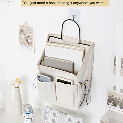 Wall Hanging Storage Bag 4 Pcs Fabric Closet Organizer Pockets - view 5