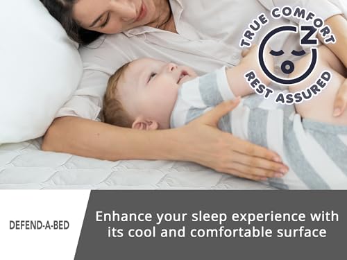 Defend-A-Bed Deluxe Quilted Waterproof Mattress Protector, Queen - view 5