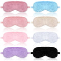 8 Pcs Plush Sleep Eye Masks for Women, Faux Fur Sleeping Masks