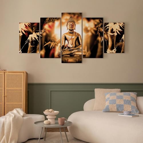 Acoustic Panels Canvas Wall Art Print, Bedroom Orient 40x20 Inch - view 4