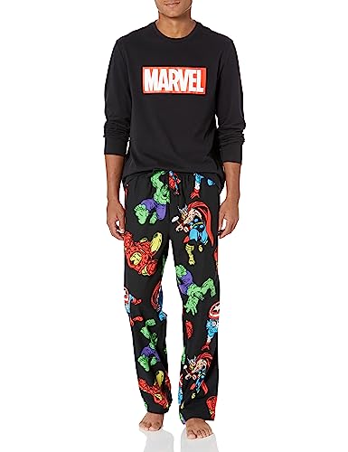 Disney | Marvel | Star Wars Men's Soft & Comfortable Flannel Pajama Sleep Sets