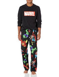 Disney | Marvel | Star Wars Men's Soft & Comfortable Flannel Pajama Sleep Sets