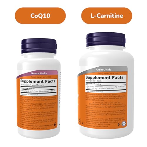 Foods Cellular Energy Bundle* - Coenzyme Q10 + L-Carnitine Supplements - view 2