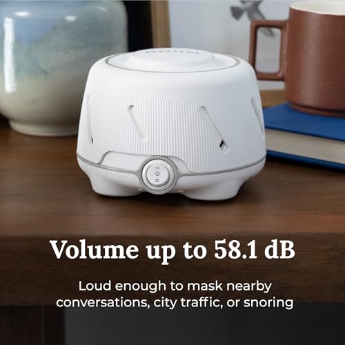 Dohm (White/Gray) The Original White Noise Machine, Relaxing Natural Sound from a Real Fan, Sleep Aid & Noise Cancelling for Adults & Baby, Office Privacy & Meditation, Baby Registry - view 3