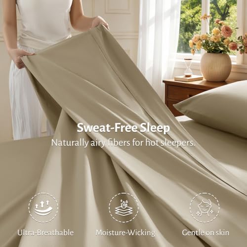 100% Egyptian Long-Staple Cotton Sheets, Extra Deep Pocket - view 7