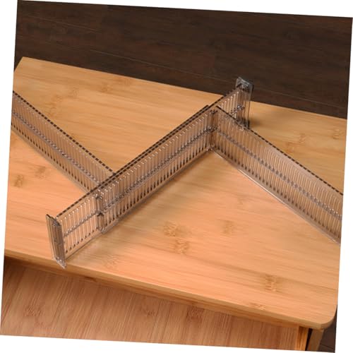 Expandable Black Plastic Drawer Organizer Divider, 2 Sets Locking - view 4