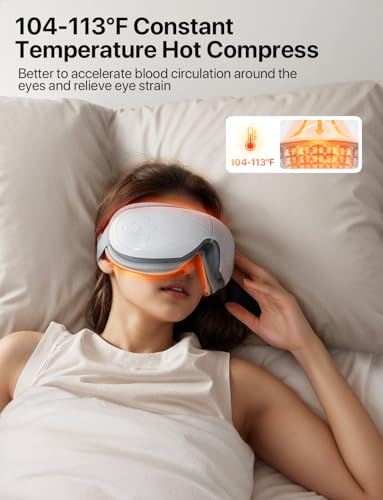 Eye Massager with Heat,Heated Massage Eye Mask - view 5