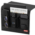 Bedside Caddy, Remote Holder for Bed, Storage Organizer, Black