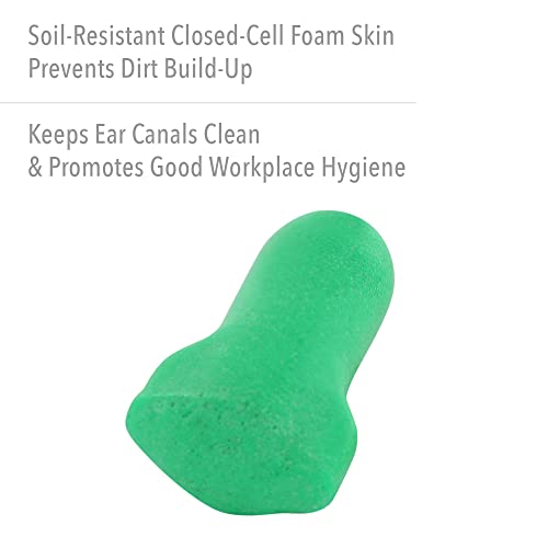 By Honeywell Maximum Lite Low Pressure Disposable Foam Earplugs, 200-Pairs (LPF-1), Green - view 3
