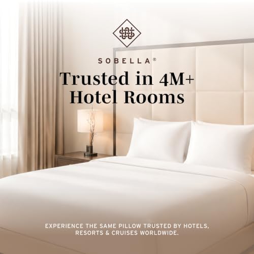 Sobella Side Sleeper Pillows, Hotel Quality, King Size Pillow - view 4
