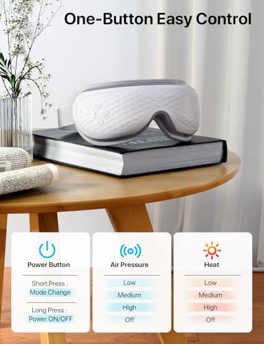 Eye Massager with Heat,Heated Massage Eye Mask - view 3