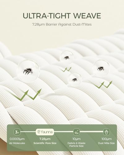 100% Cotton Pillow Protectors, 600 Thread Count, Standard, 4 Pack - view 2