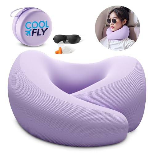 Cool Fly Airplane Travel Pillow Set. Fashion Chic Memory Foam Neck Pillow - view 7