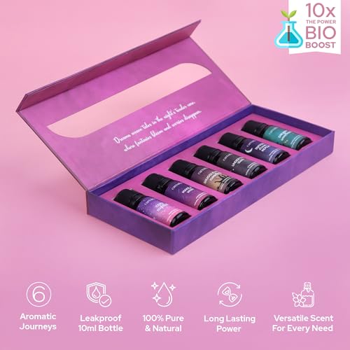 Sleep Essentials Essential Oil Set – 100% Pure & Natural Aroma Blends for Deep Sleep, Stress Relief & Relaxation | Calming Oils for Diffusers, Pillows & Bedtime Routines - view 2