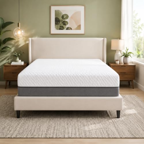 10 Inch Queen Gel Memory Foam Mattress in a Box with Cooling