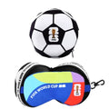 FIFA World Cup 2026 Travel Pillow with Eye Mask, Soccer Ball Neck Pillow