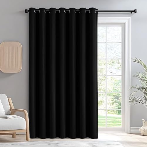 Blackout Curtains for Bedroom Grommet Black Custom