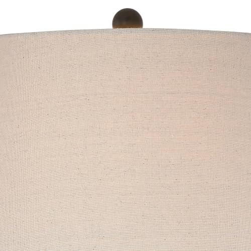 Annie 28" Tall Table Lamps Set of 2 Open Scroll Iron Bronze Brown - view 5