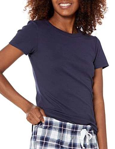 Women's Cotton Poplin Short and Sleep Tee Set, Loungewear Pajamas - view 3