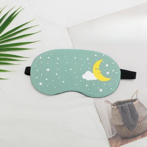 Gray Sleep Mask, Soft Adjustable Eye Cover for Sleeping Travel Nap Rest - view 5