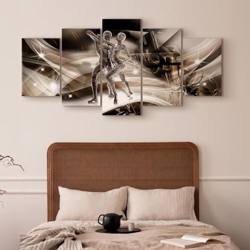 Acoustic Panels Canvas Wall Art Print Abstract Couple 40x20 Inch - view 5