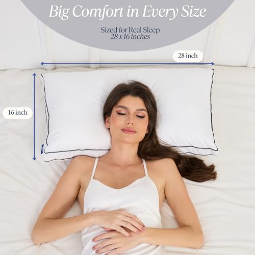 Adjustable Charcoal Memory Foam Pillow – Cooling Shredded Foam Bed Pillow for Side, Back & Stomach Sleepers – Breathable 400 TC Cotton Cover for Neck & Shoulder Support – CertiPUR-US - view 5