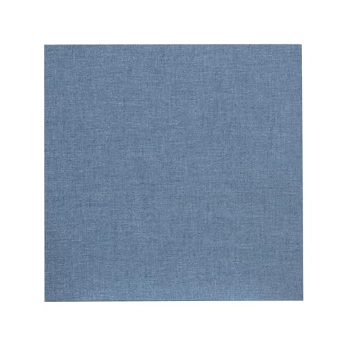 Sound Absorbing Acoustic Panel with Sona Fabric, NRC 1.0, Fire Rated, 24" x 24" x 2" Square Edge (Light Blue) - view 2