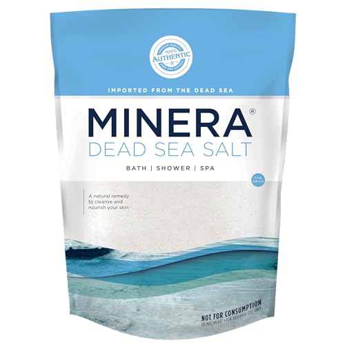 Fine Grain Dead Sea Salt for Bath & Soaking – 19 lbs, Fast-Dissolving, 100% Pure & Natural, Unscented, Skin-Nourishing Bulk Sea Salt