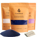 Fall Pearled Candle Sand with Wicks, 3.3 lb Lavender Sand Wax