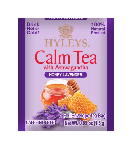 Calm Tea with Ashwagandha, Lavender & Honey, Vegan, 25 Tea Bags - view 3