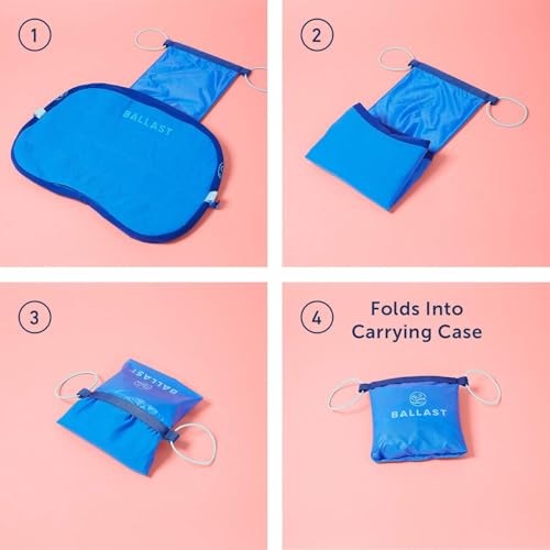 Beach Pillow – Comfy, Durable & Compact, Stays Put on Windy Beaches with Patented Sand Pouch, Inflatable Pillow for Beaches, Pools, Camping, Festivals and Travel (Flamingo Pink) - view 6