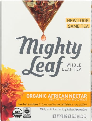 Organic African Nectar Tea, Rooibos Herbal Blend with 1.32 oz