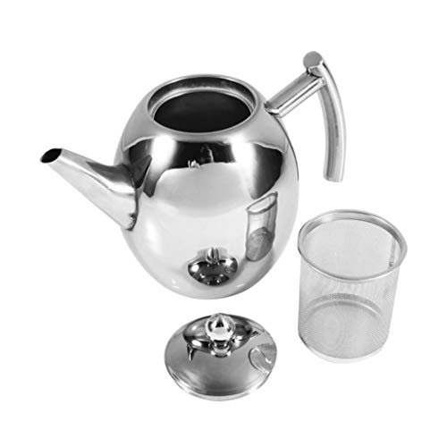 Teapot 1000 Tea Pot Heat Resistant Stainless Steel Teapot with Filter Puer Kettle Infuser Office Teaware Sets Large Capacity - view 5