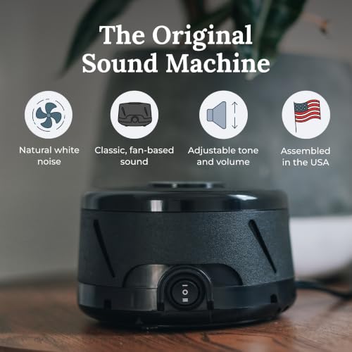 Dohm Classic (Black) The Original White Noise Machine, Soothing Natural Sound from a Real Fan, Noise Cancelling for Office Privacy, Travel & Meditation, Sleep Therapy for Adults & Baby - view 2