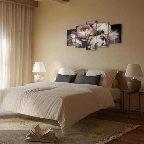 Acoustic Panels Canvas Wall Art Print Flowers Roses Rose 40x20 in - view 5