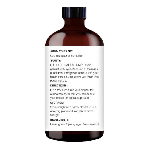 Lemongrass Essential Oil for Diffuser - 3.4 Fl Oz - view 6