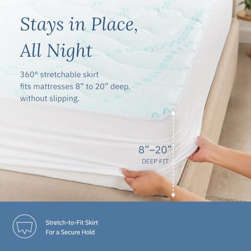 Cooling Mattress Pad, Twin XL Size - view 4