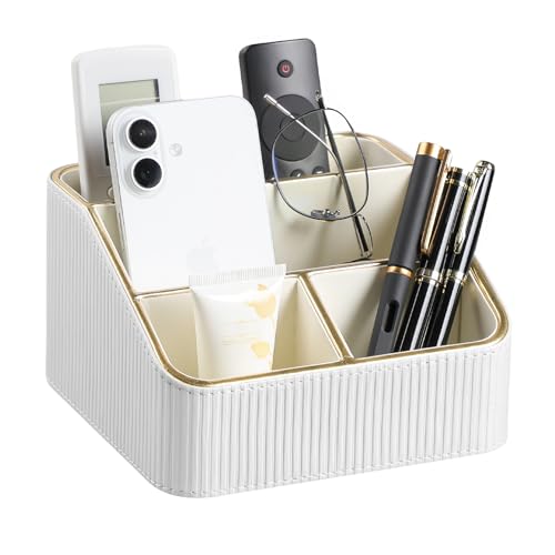 Small Remote Control Holder Bedside Nightstand Organizer Desk Caddy
