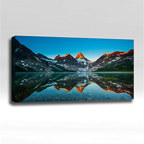 Blue Sky Mountains - Curated Art 4'x2'x2" Acoustic Panel : Includes all Mounting Hardware.