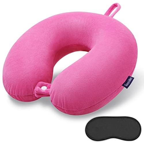 Travel Neck Pillow Memory Foam U Shape Airplane Pillow Deep Powder