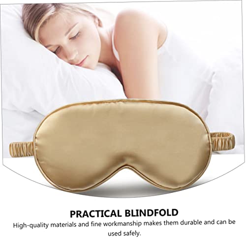 Artificial Silk Sleeping Mask 4 Piece Set with Hair Tie and Bag - view 3