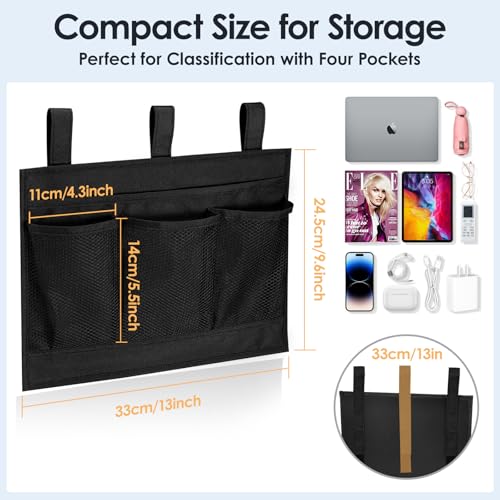 Bedside Caddy Storage Organizer, Hanging Storage Bag Pocket - view 2