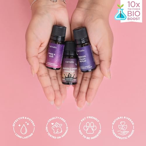 Sleep Essentials Essential Oil Set – 100% Pure & Natural Aroma Blends for Deep Sleep, Stress Relief & Relaxation | Calming Oils for Diffusers, Pillows & Bedtime Routines - view 3