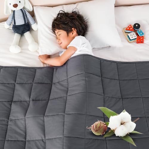 Cotton Weighted Blanket for Sleeping, 36"x48" 5 lbs