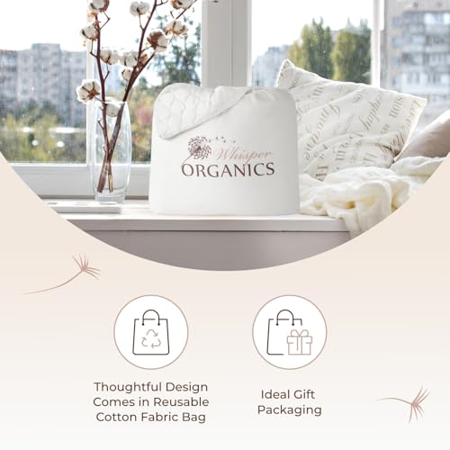 100% Cotton Organic Quilted Mattress Pad Protector - view 6