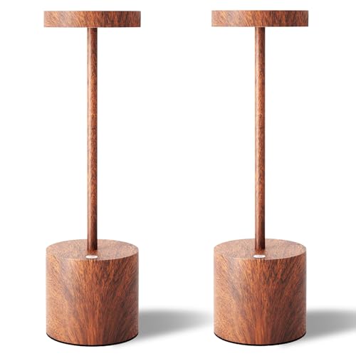 LED Cordless Table Lamps Set of 2, 5000mAh Rechargeable Table Light