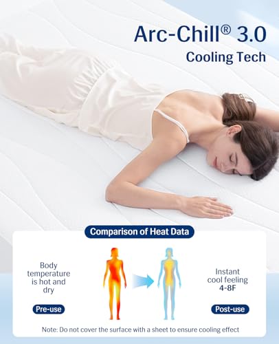 Cooling Mattress Pad Queen for Hot Sleepers with Arc-Chill 3.0 - view 2