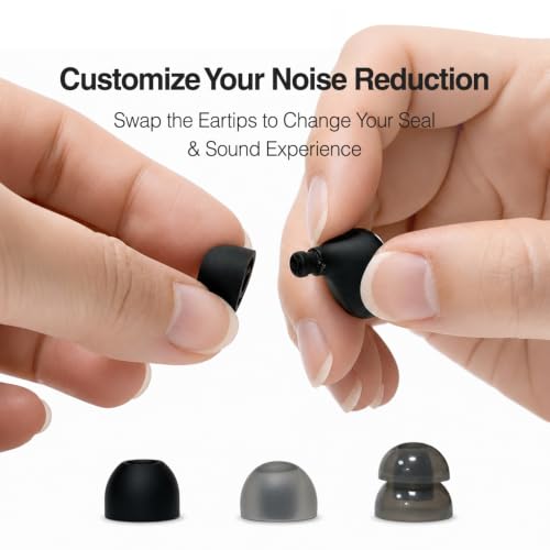 Calmfit Control Ear Plugs, Adjustable Fit & Noise Reduction (Purple Blue, SML Set) - view 4