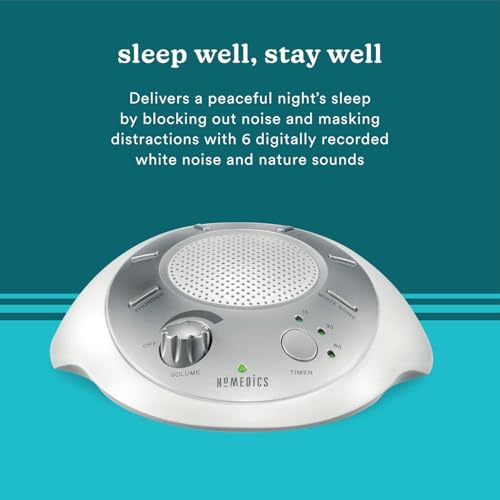 SoundSleep White Noise Sound Machine, Silver - view 4